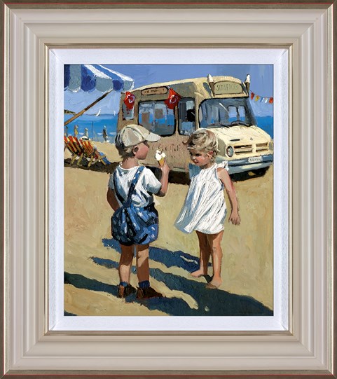 Seaside Memories by Sherree Valentine Daines - Framed Canvas on Board